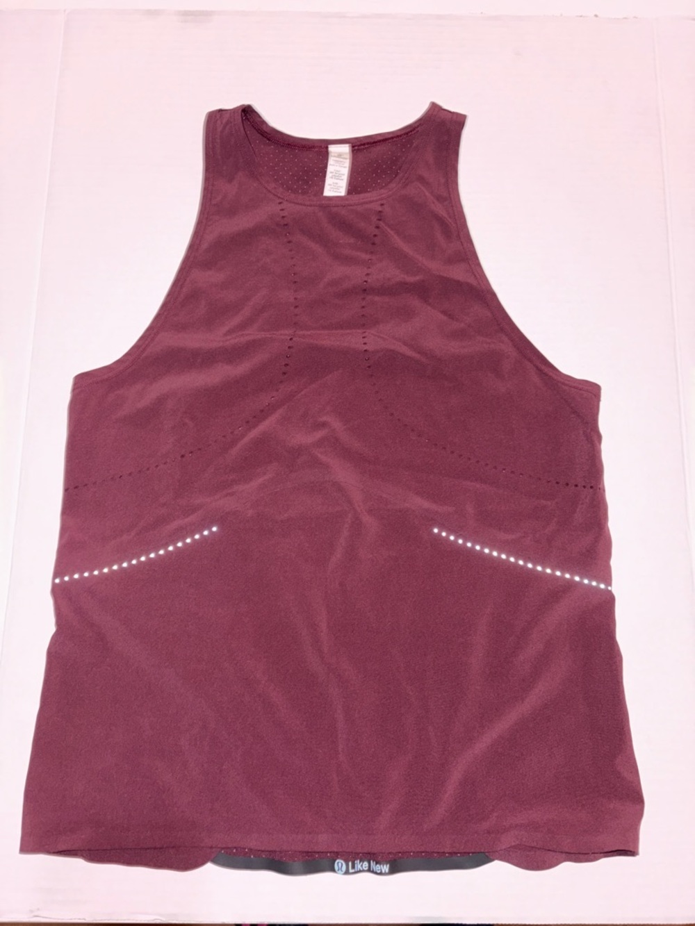 lululemon athletica Performance Racerback Tank - Burgundy Plum